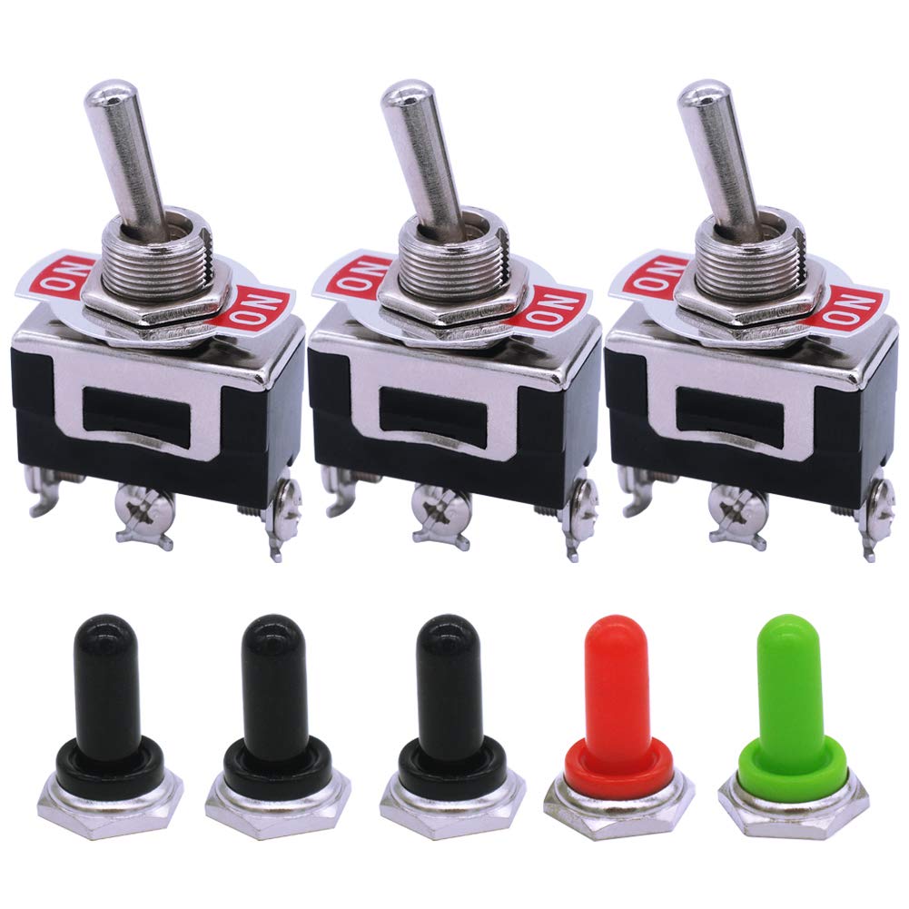 Amazon | mxuteuk 3個ヘビーデューティロッカートグルスイッチ